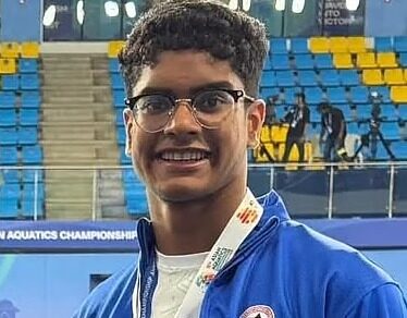 Akash Mani, backstroke swimmer, Basavanagudi Aquatic Centre Bengaluru