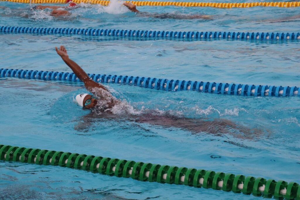 Nithik Nathella, competitive swimmer, Basavanagudi Aquatic Centre Bengaluru