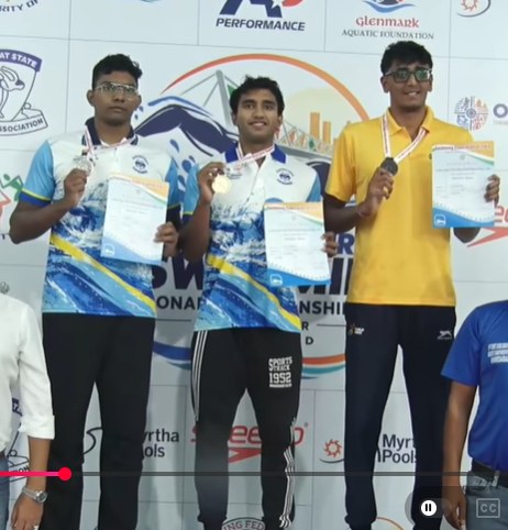 Men's podium, Day 1